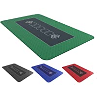 Bullets Playing Cards Alfombra de póker Profesional de 100 x 60 cm Propia Mesa de póker – Alfombrilla de póker de Lujo…